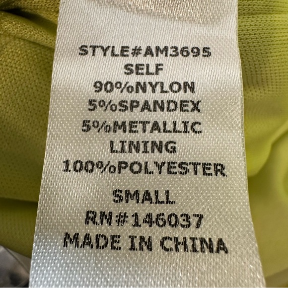 Vici Runched Lime Glitter Bodycon Maxi Long Sleeve Dress SMALL - Picture 13 of 15